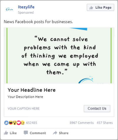 Inspiring Facebook posts for businesses