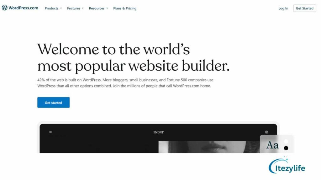 WordPress is one of the most popular blogging platforms for website owners and bloggers. It is super easy to use and has a lot of features, such as self-hosted, multi-user, and multi-site. You can choose from different themes and manage your website with tons of WordPress plugins to make your website look amazing.